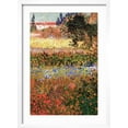 thumbnail image 2 of Art.com Flowering Garden with Path Art Print by Vincent van Gogh, White Frame Wall Art, 17" x 23", 2 of 5