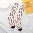 thumbnail image 5 of Balery Gnomes Merry Christmas Printed Novelty Socks Men's Women's Crew Socks Sports Socks Knee High Socks Cotton Socks Quirky and Cool Socks, 5 of 9
