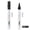 Black, variant on Zhuge Oil Based Paint Pens, 2mm Medium Tip Permanent Markers, Quick Dry & Waterproof for Metal, Wood, Plastic, Rock, Canvas, Glass & Rubber, Silver