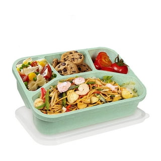 1set 1440ml Microwaveable Plastic Lunch Box With Bag, Cutlery And Sauce  Container, Portable And Leakproof Fruit Salad Food Container Suitable For  Adults And Children