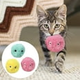 thumbnail image 2 of Chirping Cat Toys Balls with Silver Vine Catnip, Upgraded, Fluffy Interactive Cat Kicker, Lifelike Animal Sounds, Kitty Kitten Catnip Exercise Toys Catnip Interactive Toy With Sound, 2 of 4