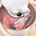 thumbnail image 3 of Ludlz Flexible Silicone Beater Parts for KitchenAid Tilt-Head Stand Mixer 4.5-5QT,All-Metal Die Cast Beater Blade with Both-Sides Flexible Silicone Edges Bowl Scraper, 3 of 7