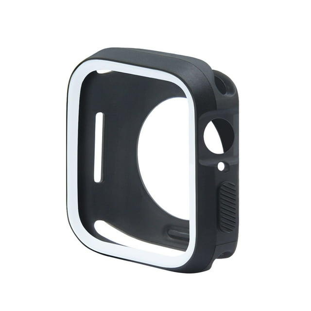 YSTINNG 2 PCS Case for Apple Watch Case Series 8/7, Soft TPU Shockproof Bumper Drop Proof Protective Cover Compatible with iWatch A311-001