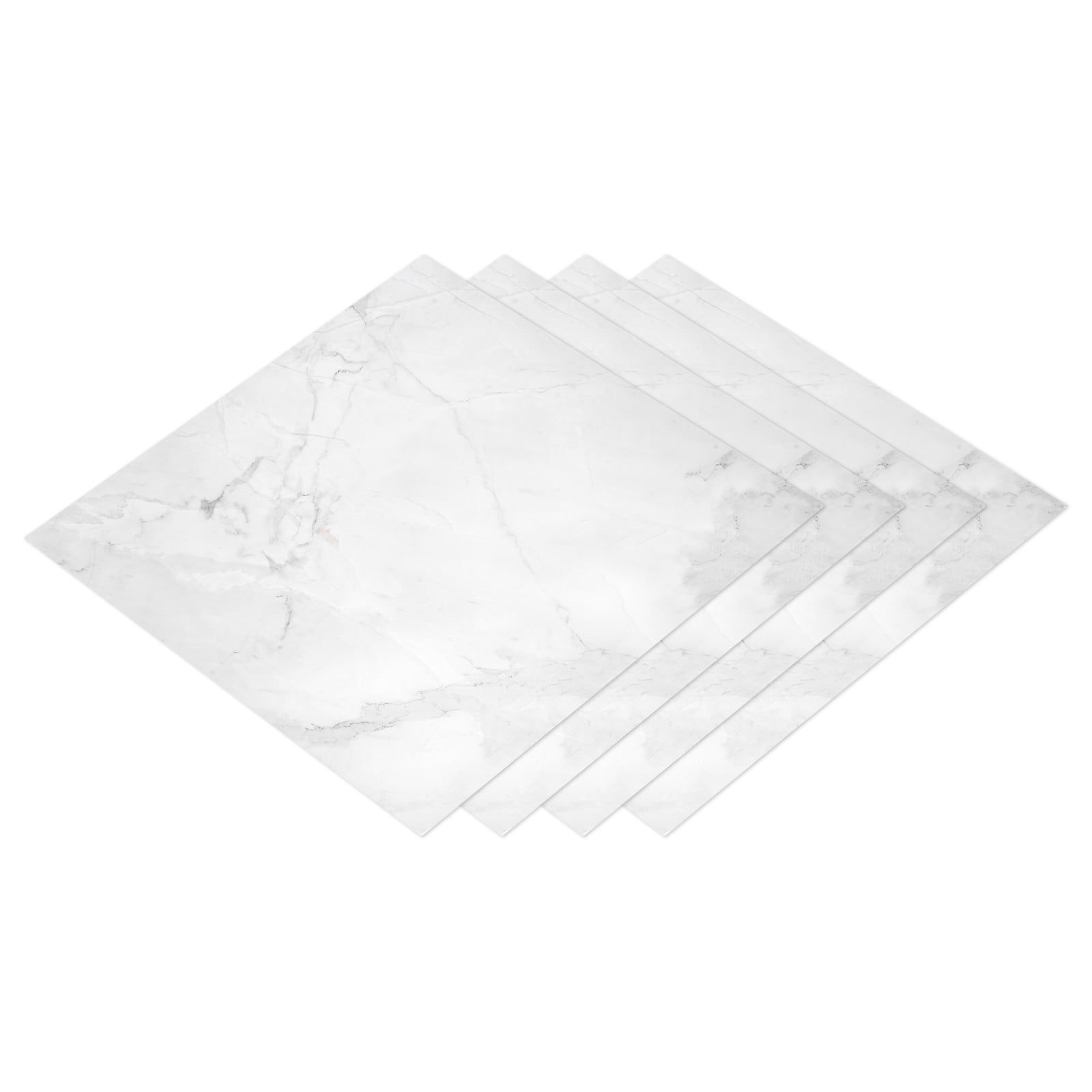 Peel and Stick Floor Wall Tiles Sticker, 4Pack 12"x12" Self Adhesive