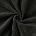 thumbnail image 2 of Unique Bargains Rectangle Velvet Tablecloth 160x280cm Black Washable for Wedding or Banquet, 2 of 5