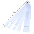 thumbnail image 5 of 50 PCS Transparent Nail Swatches Sticks, Fan-shaped Nail Art Tips, Nail Polish Display Board Practice Sticks with Metal Screw Holder, 5 of 5
