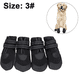 thumbnail image 2 of Zapatos impermeables para perros, Protector suave de patas para pavimento caliente, suelas antideslizantes para senderismo y correr, botines de lluvia para perros al aire libre, 2 of 5
