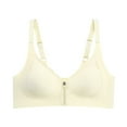 thumbnail image 4 of Women's Seamless Front Zipper Large Stretch Fixed Cup Lift Plus Size Bra Without Underwire Sports Bra with Support Women's Sports Bras Women Sports Bra High Support Large Bras for Women Support Sports, 4 of 5
