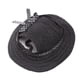thumbnail image 1 of Sombrero de princesa para perro, ala redonda, gorra de béisbol para mascota, gorra porosa de malla para perro, color negro, 1 of 5