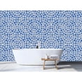 thumbnail image 2 of MuralsPrint Blue Moroccan  Tiles Peel and Stick Wallpaper - 10'ft H x 24''inch W, 2 of 4