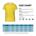 thumbnail image 2 of Wukai Yellow Glitter Youth Unisex Short Sleeve T-Shirt for Boys, Girls, Teens, and Kids-X-Small, 2 of 7