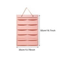 thumbnail image 4 of Wall Hanging Hair Accessory Storage Rack, Princess Hair Card & Hair Ring Organizer, Wall-Mounted Long Design For Teen Hair Accessories Organization With Multiple Slots, 4 of 5