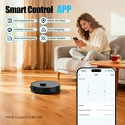 Airrobo Q20+ Robot Vacuum and Mop Self Emptying& Refilling,8000Pa Powerful Suction, Precision Navigation,Multi-Surface, Pet Friendly