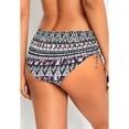 thumbnail image 3 of LASCANA Women's Mid Rise Bikini Swimsuit Bottom Ruching, 3 of 5