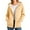 Beige, variant on Fashionable Zipper Hooded Thicken Liner Solid Colored Long Sleeve Loose Warm Fitting Sports Jacket Casual Ladies Sweatshirts Coat