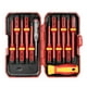 thumbnail image 1 of Juego de 13 destornilladores aislados intercambiables de 1000 V con puntas Phillips, Pozidriv, Torx y ranura magnéticas, kit de herramientas de reparación para electricistas, 1 of 10