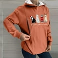 thumbnail image 2 of WEAIXIMIUNG Sweatshirts pour Femmes Sans Capuche Décontracté Maternité Allaitement Confortable Zip Pull-Over Tops Mama's Boobery Pull, 2 of 5