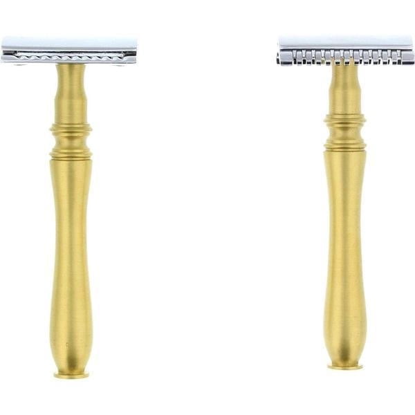 WCS Vintage Collection Razor 77BR, Brass-Closed Comb