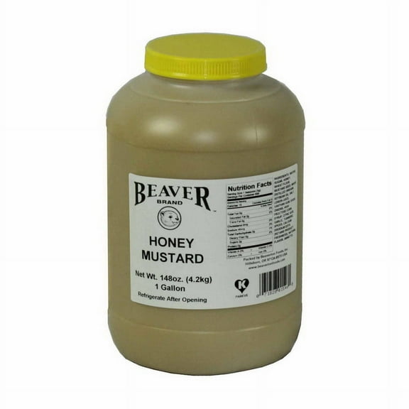 Beaver Honey Mustard Bulk, 9.25 lb - Case of 4