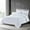 White, variant on Chezmoi Collection Wilmer Waffle Weave Comforter Bedding Set, Queen, White, 3-Piece