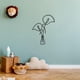 thumbnail image 5 of Escultura de pared con arte floral y vegetal, decoración de pared artesanal para café de interior Calla Lily, 5 of 7