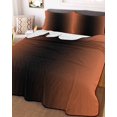 thumbnail image 2 of Orange Black Ombre Summer Quilt Set Full Size, Soft Microfiber Quilted Bedding Set with 2 Pillow Shams, Modern Gradient Abstract Art Lightweight All Season Bedspread Coverlet for Bedroom 78"x90", 2 of 6