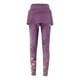 thumbnail image 4 of Puntoco Pantalones De Cintura Elástica Modernos Y Cómodos Para Mujer, Pantalones De Doble Capa Con Bolsillo Para Yoga, Color Morado M, 4 of 5