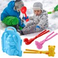 thumbnail image 3 of Juego de 4 piezas de colores para jugar con juguetes de nieve, trampa de nieve grande, molde de nieve, bolas de nieve para niños, herramientas de lucha contra bolas de nieve al aire libre Wmkox8yii shdjk3639, 3 of 6