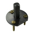 thumbnail image 4 of Door Knob Dummy Square Spindle Steel 1-3/8 inch Dia x 1 inch L Antique Vintage Style Heavy Duty Not Through Doorknob Pull Spindle w/Screws Renovators Supply Pack of 4, 4 of 7