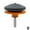 Orange, variant on 3-Pack Lawn Mower Blade Sharpener, Upgraded Double-Layer Corundum Grinding Wheel for Power Drill, Universal Rotary Sharpener for Lawn Tractors, Sickles & Drills, Black