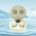 thumbnail image 1 of Auriculares Bluetooth, miniauriculares intraaurales inalámbricos auténticos con sonido envolvente, reducción activa de ruido, carga rápida tipo C, pantalla digital, baja latencia, 5.4 mm, de plástico., 1 of 6