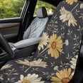 thumbnail image 3 of Xixirimido Vintage Daisy Flower Print Car Towel Seat Covers Multifunctional Towel for Gym Outdoor Sport, Picnic, Beach, Pet Travel, Non-Slip Washable Car Seat Protector,, 3 of 8
