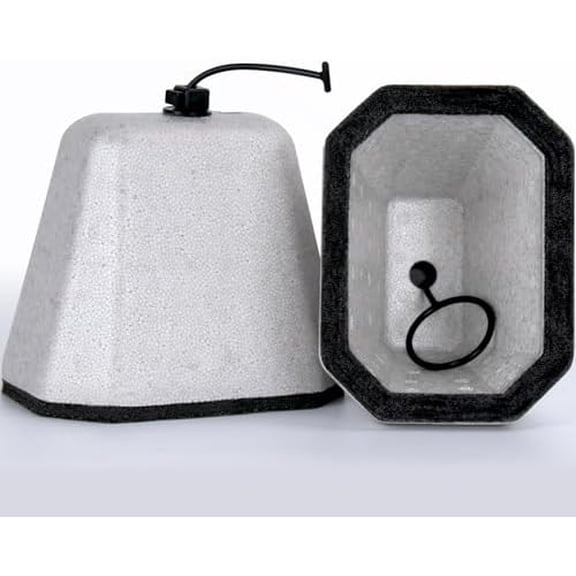 Outdoor Faucet Covers for Winter 2 Pack, Foam Faucet Cover for Winter Freeze Protection, Reusable Outdoor Hose Bib Cover, Spigot Covers Winter Insulated
