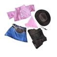 thumbnail image 2 of Plush Gear Stuffed Animals Cowgirl Dress & Hat Outfit for 14-18" Bears, Western-Themed Costume, 2 of 3