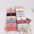 thumbnail image 4 of DIY Hand Knitting Crochet Bags Material Kit Woven Bag Making Tool Cross Stitch Mesh Plastic Canvas Sheets Set Handmade Purse Kit, 4 of 7