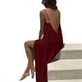 thumbnail image 6 of Dxzfnsa Backless Dresses for Women Lounge Dress Backless Sleeveless House Dress Long Sundress with Back Tie Beach maxi dress, 6 of 9