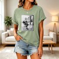 thumbnail image 5 of Women's Vintage Dolly Shirts Country Music Legend T-Shirt Parton Memorial Tee Shirts Retro Graphic Tees Tshirt Casual Short Sleeve Tops L, 5 of 5