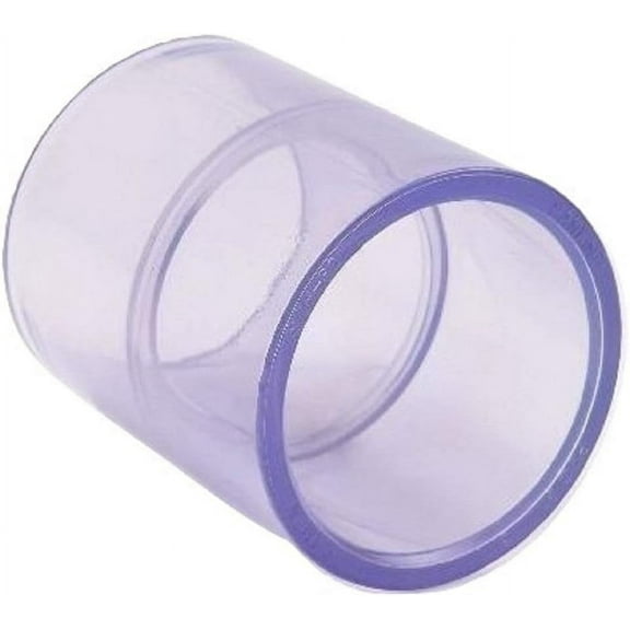 Clear PVC, Coupling, 1/2 Inch Pipe Fittings