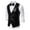 Black, variant on ICHUANYI Men's Fall Winter Vests Fashion Personality Sequins Casual Vest Jacket