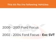 thumbnail image 2 of MAX Advanced Brakes - Front Brake Kit For 2000-2004 Ford Focus| Carbon Ceramic Brake Pad and Rotor Kit| Cross-Drilled Brake Rotors, 2 of 9