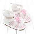 thumbnail image 3 of Coduop Toddler Girls Sandals Soft Rubber Flats Summer Baby flower Beach Shoes, 3 of 7