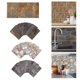 thumbnail image 1 of Gwong Decoración hogareña 9pcs Flower Geométrica Impresión impermeable Pegatina de azulejo DIY Decoración de la pared del piso del hogar Gwong 21049401, 1 of 7