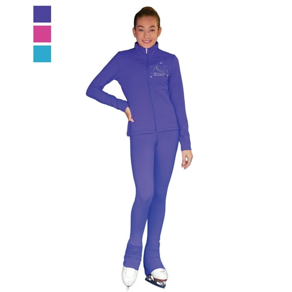 ChloeNoel JT811 Blue Snowflakes Crystals Combination and ChloeNoel PS711 Pants