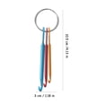 thumbnail image 2 of 4 Pcs Crochet Keychain Sweater Braid Needle Hooks for Knitting Needles Daily Use Tool Crocheting, 2 of 6