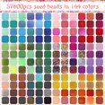 thumbnail image 2 of Perlas de vidrio con forma de semillas EuTenghao de 2 mm para hacer joyas DIY, 57600 unidades, 2 of 8
