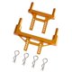 thumbnail image 5 of 1:16 RC Car Front Rear Shell Columns Chasis Componentes Repuestos Metal Alto Oro, 5 of 9