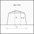 thumbnail image 3 of Car Shelter 11 ft. X 20 ft. in White, 3 of 9
