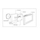 thumbnail image 3 of Cámara de mirilla con visor de puerta con vídeo electrónica gran angular de 135 grados detección de movimiento de 2MP visión nocturna visor de puerta con mirilla ANGGREK Otros, 3 of 8