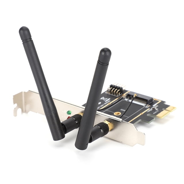 PCI-E 1X To KEY A-E Expansion Adapter, PCI-E To NGFF M.2 Adapter Card Wear Resistant Stable WIFI Wireless ABS For WINXP