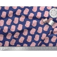 thumbnail image 2 of Soimoi Rayon Fabric Pig Animal Print Fabric by The Yard 56 Inch Wide, 2 of 3